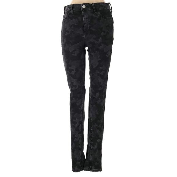 Free People Dark Camo Stretch Skinny Jeans - Picture 3 of 6